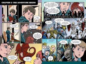 Language Arts 23 BLDPRINT Graphic Novels An action-packed way to improve literacy skills.