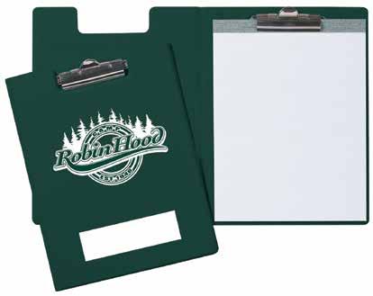 VINYL ORGANIZERS CLIPBOARDS Clipboards Popular and practical, our clipboards come in two sizes and are perfect for seminars, meetings and training sessions.