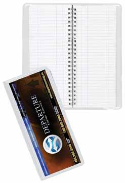 Small Tally Book 02-410 3-3/4 W x 6 H Closed Swade 02-416 3-3/4 W x 6 H Closed Castilian 03-2410 Small Wire Bound Refill Large Tally Book 02-411 3-3/4 W x