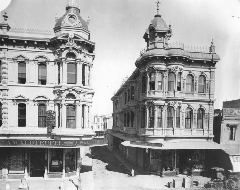 [8] Paul Building. Located on the southeast corner of Fountain Alley and First Street, the Paul Building (right) was constructed by pioneer attorney, Delphin M.