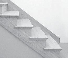 The greatest tread depth within any flight of stairs shall not exceed the smallest by more than ⅜ inch (9.5 mm). PHOTO 9.