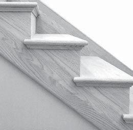 A nosing not less than ¾ inch (19 mm) but not more than 1¼ inches (32 mm) shall be provided on stairways with solid