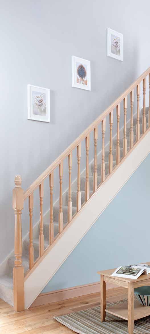 REDWOOD Our range of redwood stair parts introduces rich colours which can be highlighted by a polished finish making an unmistakable statement of elegance and quality.