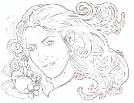 PART FOUR: The woman s face and hair 30 Return to Illustrator and create a new file. Once again, the artboard size doesn t matter. Simply hide the artboard from view.
