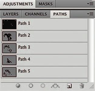 Use the same logic and techniques that you used to create the yellow highlight path components.