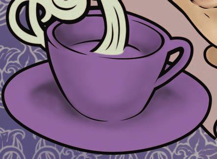 1Beyond Photoshop 52 Create a new layer in the Layers palette and then Control-click (or Commandclick) the purple teacup shape layer to generate a