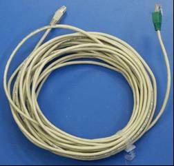 Receiver to PC station by TP5 cable with RJ-45
