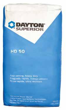 HD 25 VO is a specially formulated dry, cementitious product that needs only water for mixing.