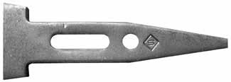 A51 - WEDGE BOLT A51 Wedge Bolt is used with A46 Loop Panel Ties, B21 Plylags, etc., to secure modular type forms. A51 Wedge Bolts are manufactured from high strength steel.
