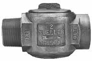 1-1/2" & 2" MUELLER ORI-CORP CORPORATION VALVES 5.7 Shaded area indicates changes Rev. 4-14 H-15013N MUELLER ORI-CORP Outlet: MUELLER 110 Conductive Compression Connection for CTS O.D.