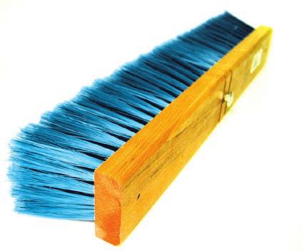 74/ach Broom Heads 100% Black Horsehair Soft Sweep Push Brooms Bored and threaded both sides,