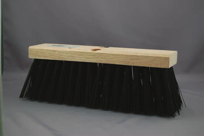 54/ach Synthetic ibre Whisk Broom Moulded plastic shroud and handle, 12/case.