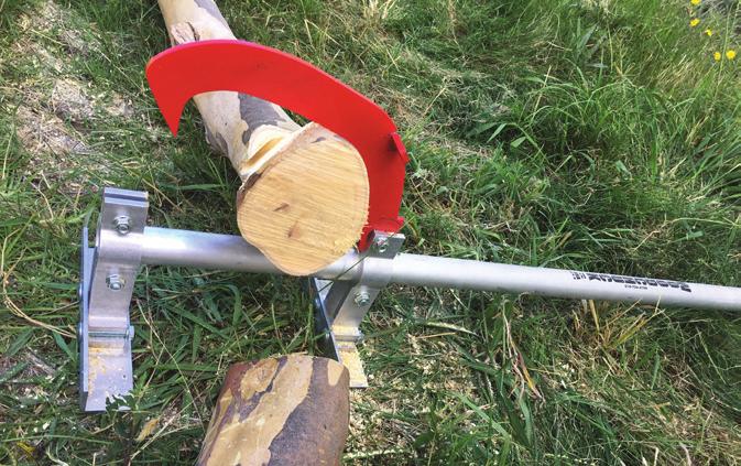 50cm in diameter), so you can cut the log without your chainsaw