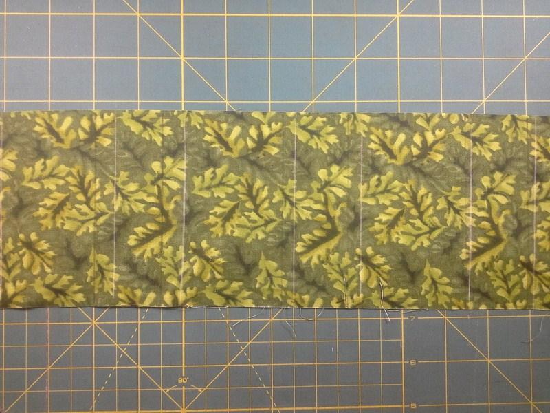 open edges of the pocket. Now for the card holder.