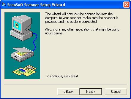 SCANNING FROM THE TWAIN INTERFACE 39 4. Click Yes (recommended) then click Next.