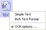 SELECTING NEW SETTINGS FOR A BUTTON 89 SCANNING WITH OPTICAL CHARACTER RECOGNITION (OCR) Optical Character Recognition (OCR) converts text and numbers on a scanned page into editable text and numbers.