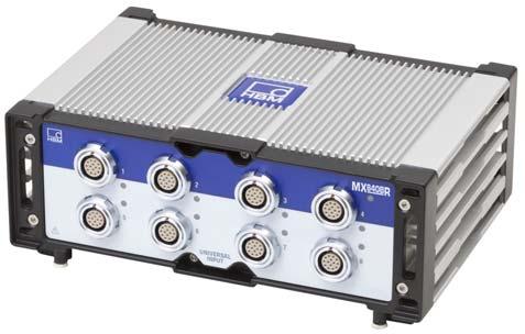 MX840B R Ultra-rugged universal amplifier Data sheet Special features 8 individually configurable inputs (electrically isolated) Connection of more than 16 technologies per channel