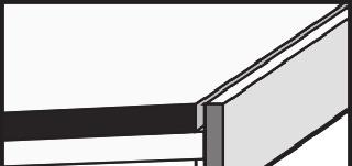 Gable Fascia 8) Position the gable fascia with the bottom end aligned with the edge of the eave soffit and the top edge flush with the top of the roof panels.