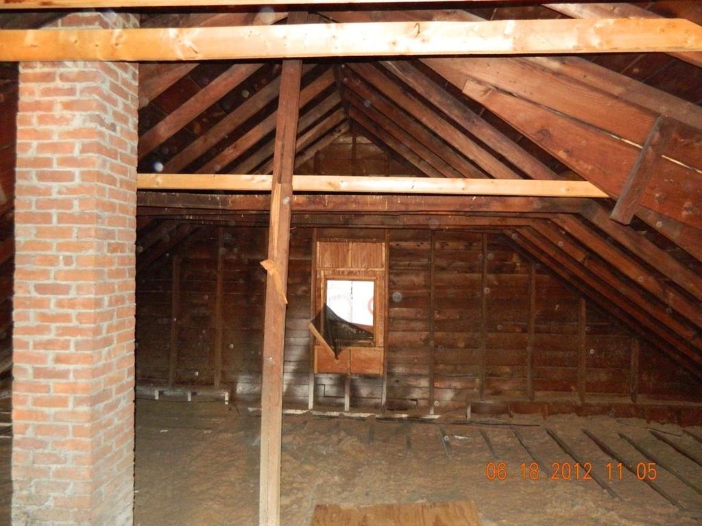 Deficient Rafter Ties Ceiling joists not parallel/attached to rafters