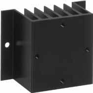 Solid-state relays - Accessories Heat sink KK Ordering details KK-2,6 2CDC 301 011 F 0003 Heat sink for single-phase solid-state relays R111, R120, R121, R122, R126 Type Description Order code Pack.
