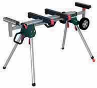 it suitable for all conventional mitre saws of well-known manufacturers Overall length: 0 cm Maximum weight load in central part: 250 kg Weight: 16 kg 6290000 Roller stands Machine carrier KSU