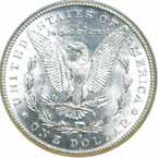 Thick white frost on the devices with brilliant deep mirrored fields....... #211991 $599.00 1884-CC. NGC. MS-66. Razor sharp with nice clean surfaces and rich brilliant luster.