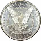 #212130 $4595.00 1887/6-O. PCGS. MS-63+. VAM-3. 7/6. Lustrous and nicely preserved with nearly full white surfaces that show a very faint hint of gold. A Top 100 VAM variety....................... #211429 $2650.