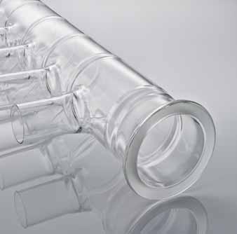 14 Product Range Borosilicate Glass Manifolds DURAN Fence System Manifolds are placed at the ends of tubular PBR fences and