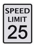 PNC SF-2030 - - - PNC Speed Limit Sign, R1-1 18 x 24 w/ Black Back Speed Limit