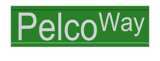 Street Name Signage - Post Top Pelco s Street Name Signs are available in several sizes and shapes, and either a post top or rigid cantilever mount.