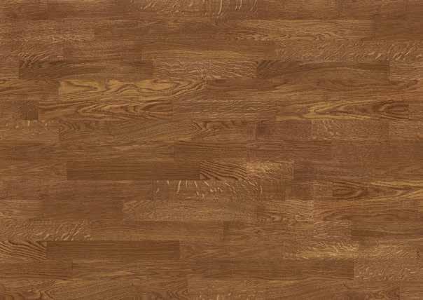 Flamingo Oak 3 Strip Dark and captivating oak brown shades merge beautifully with the Nature grade of this quality floor.