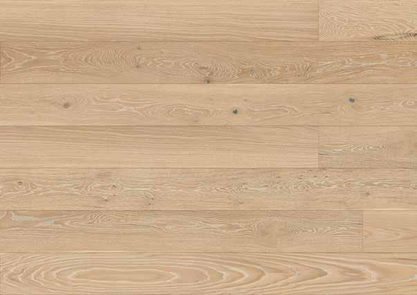 As a family grade you get what the name suggests, the most natural characteristics of real oak hardwood including some knots, sapwood and light colour variation.
