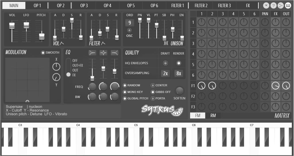 Sytrus (included) - Sytrus is one of the most versatile synthesizers in the FL Studio armory, combining
