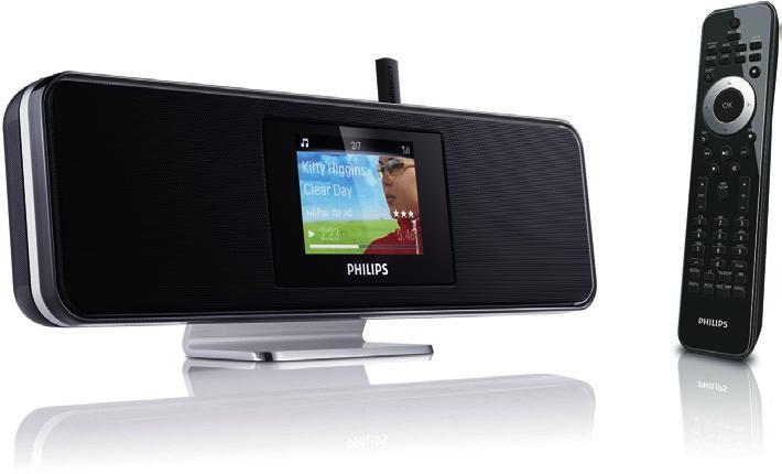 Philips Streamium Network Music Player NP2900 1 Overview 2 Connect 3 Enjoy enwhat s in the box Streamium Network Music Player NP2900 Quick start guide Remote control 2 x AAA
