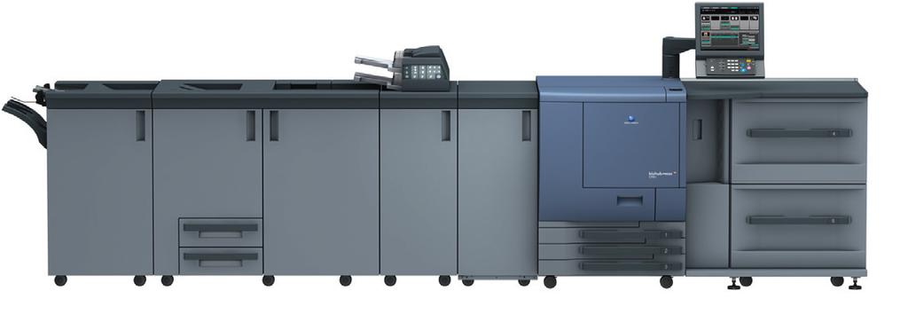 saturation in printouts Features new revolutionary High Chroma toner technology Touch screen For easier operation For higher productivity because of full-colour 15 touch screen OPTIONAL: Gradation