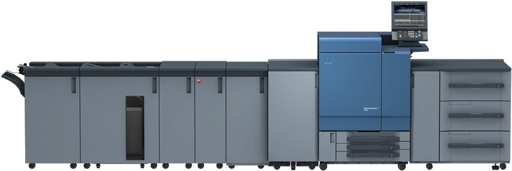 LINE-UP PRODUCTION PRINTING SYSTEMS bizhub PRESS C8000 23 Configuration options Various inline finishing options For higher productivity For higher performance Features FD-503, FS-521, SD-506,