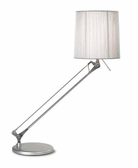 aluminium/lamp not included 82 cm 2243/019 plata sivler E27 Dulux