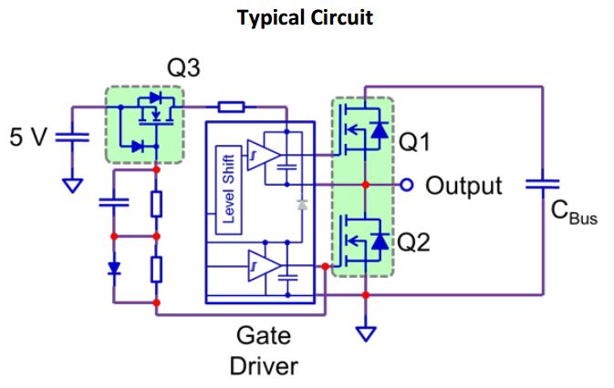 example EPC2107 Enhancement-Mode GaN Power Transistor Half Bridge