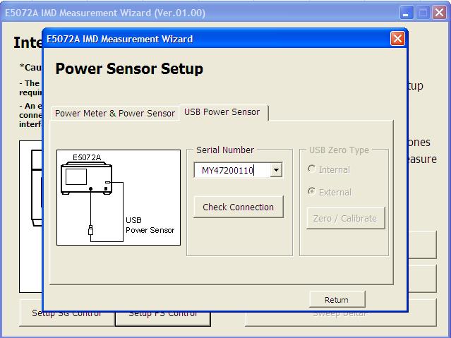 Operation Manual 1. Setup peripherals (Power sensor via USB) Setup for USB power sensor (i.e. Agilent U2000 series) 1 2 3 1 2 1.