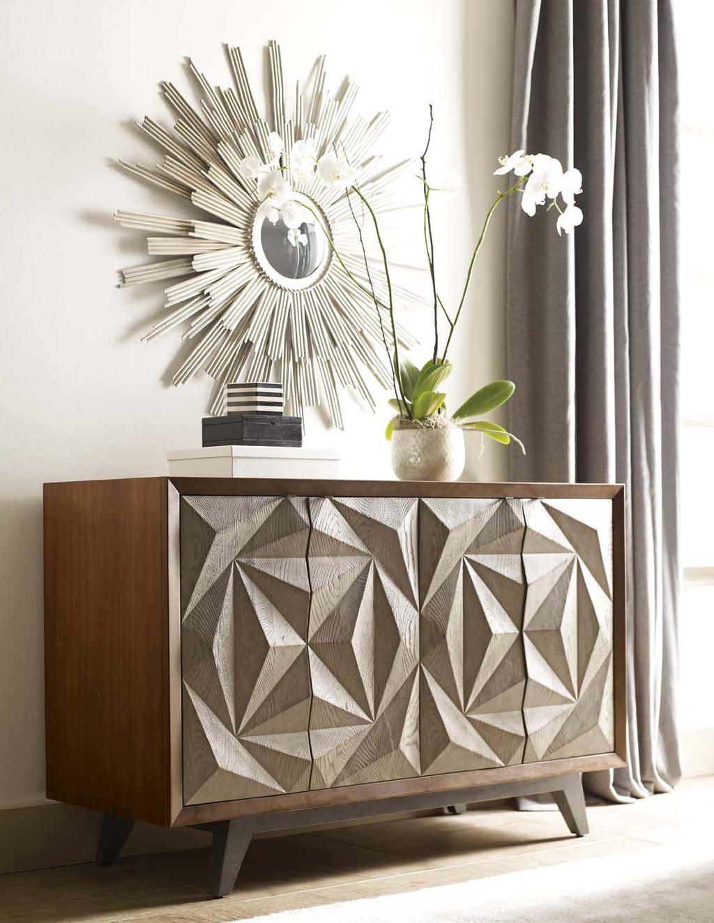 700-935 Morphe Console SYNERGY collection was inspried by the materials themselves making it eclectic and flexible.