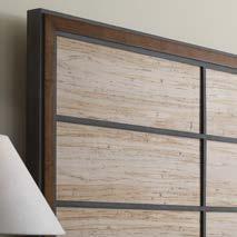 King Bed Headboard 6/6 bottom drawer is Cedar lined, Quartered W81½ D11½ H58 Walnut veneers on drawer fronts -307 Astro Upholstered pages: 12/13 700-221 Lumber Bunching King Bed