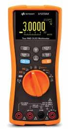 HANDHELD DIGITAL MULTIMETERS www.keysight.com/find/handheld-tools Handheld DMMs Rich features and robust design for real-world conditions Up to 50,000 counts and 0.