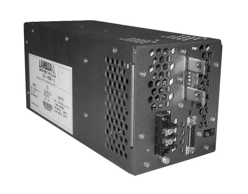 LZS-A500-3 POWER SUPPLY Installation, Operation, and