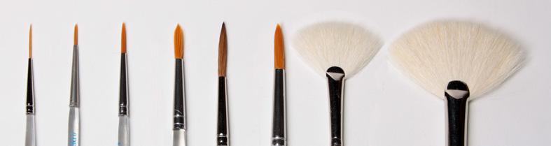 Reflections Brushes Reflections Acrylic Handle Brushes were designed to prevent paint peeling and flaking off of brush handles.