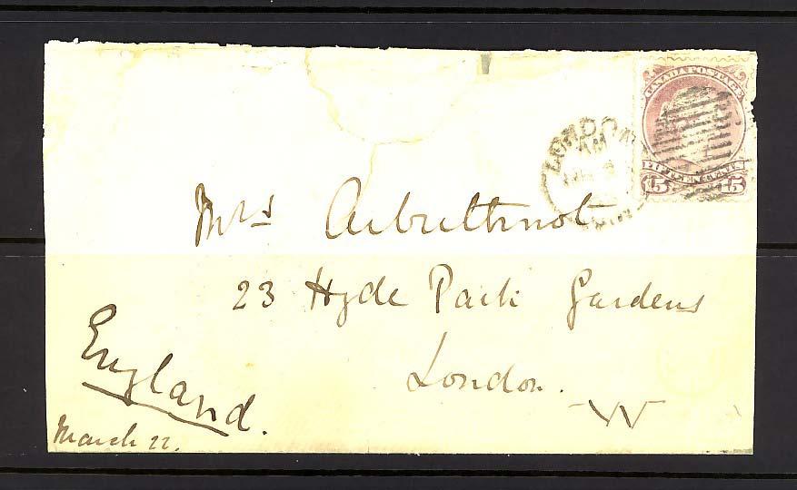 The 15 A pre-first day cover Although supposedly not issued until April 1,