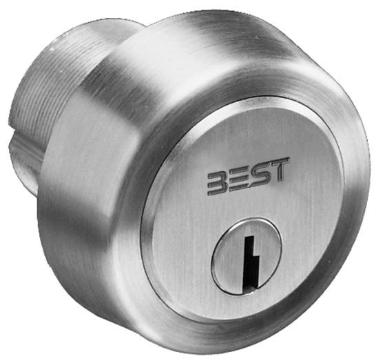 1E High Security s 1EJ7J4 1EK7K4 Features Designed for high security applications, BEST offers the 1EJ7J4 high security cylinder and special 5C in ter change able core.