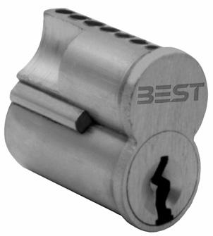 Eurocylinders Special Europrofiles Mortise locksets from a number of different international manufacturers can be in cor po rat ed into your BEST mas ter keyed system by replacing the cylinder with a