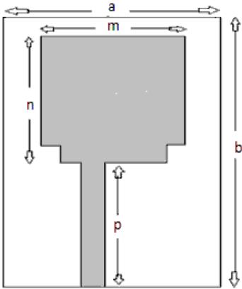 Design of a Planar Monopole Ultra Wide Band Patch Antenna 49 surrounding structure.
