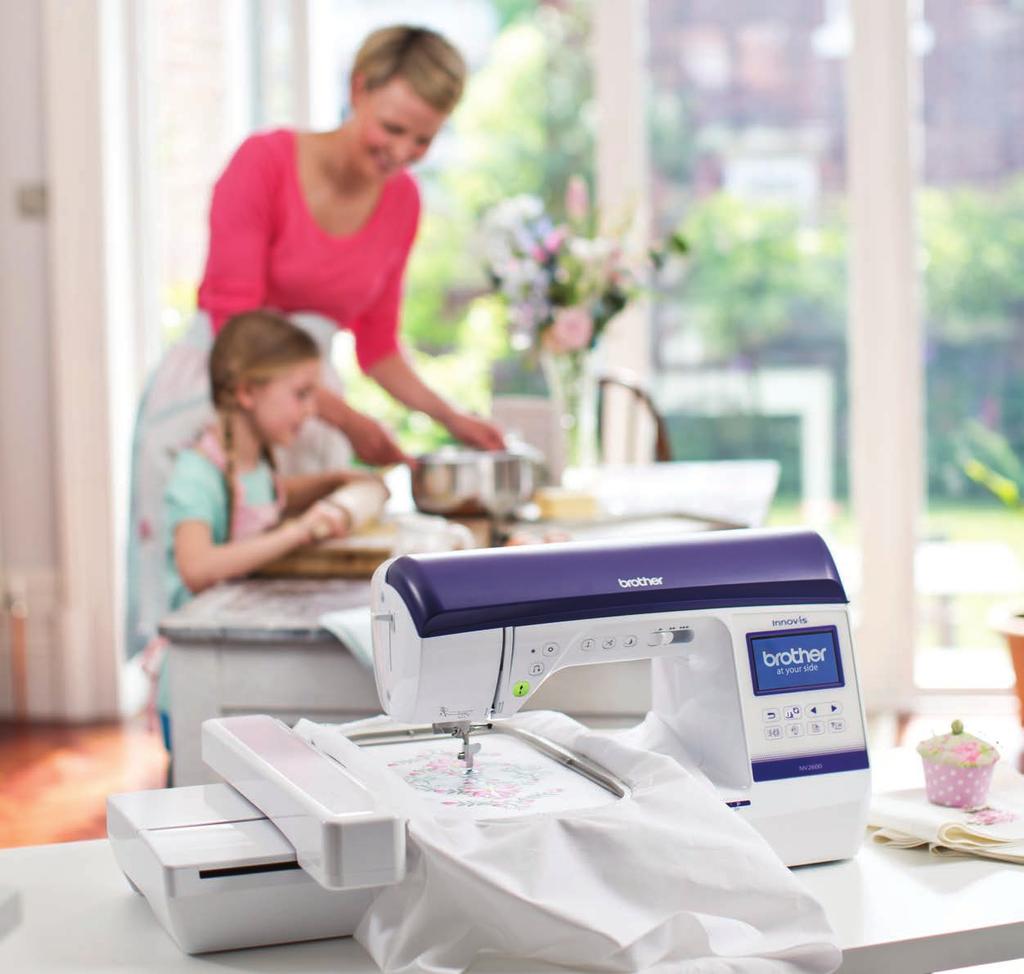 NV2600 NV2600 Put yourself in control of your sewing, quilting and embroidery with the Innov-is NV2600. Featuring 290 built-in stitches and 138 built-in embroidery designs, real creativity made easy.