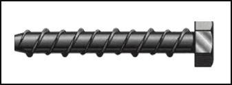 The Ankascrew TM is an innovative, self tapping screw-in anchor, used to fasten fixtures in the light to medium duty range and will fasten materials to concrete and other solid masonry as well as